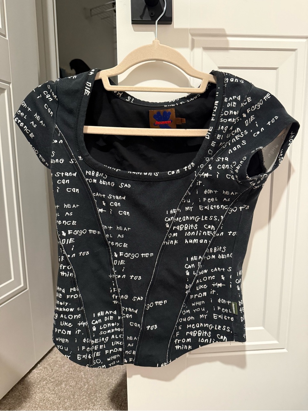 Heaven by Marc Jacob’s Black corset top